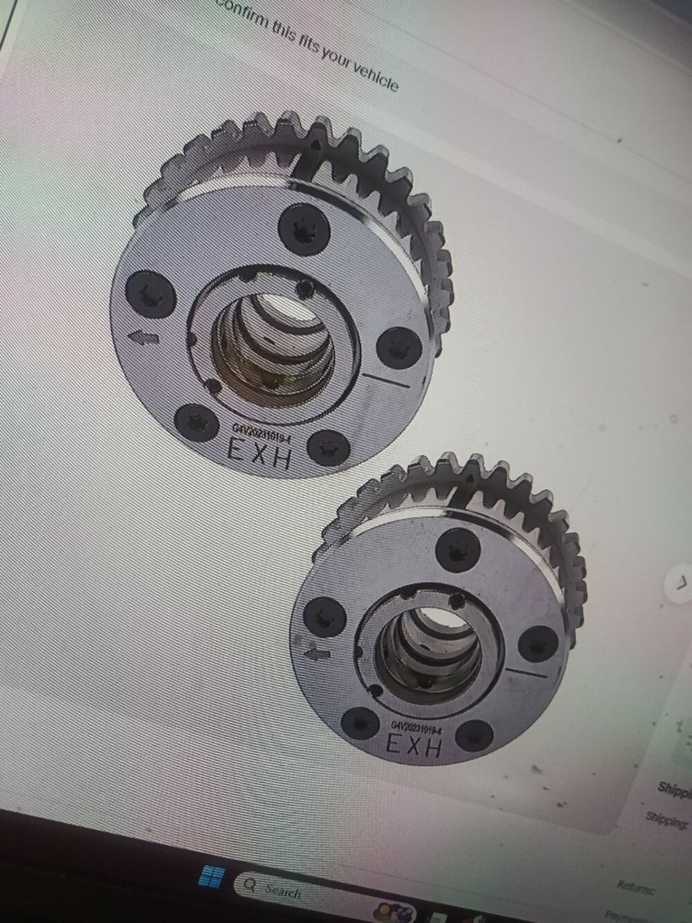 Pair Outlet Cam Phasers Replacement for 2011-23 Cherokee Chry-sler Do-dge Ram 15